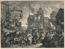 'Southwark Fair', 1733. Artist: William Hogarth.