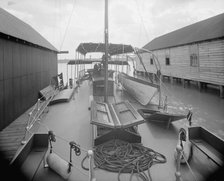 Yacht Althea, deck, between 1907 and 1915. Creator: Unknown.