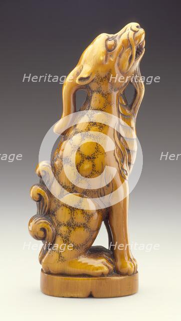 Seal Carved as Kirin, 18th century. Creator: Unknown.