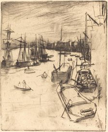 Little Wapping, 1861. Creator: James Abbott McNeill Whistler.