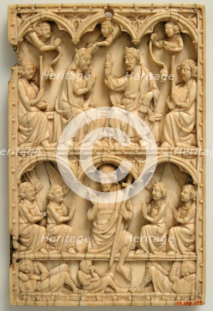 Diptych Leaf, French, 14th century. Creator: Unknown.