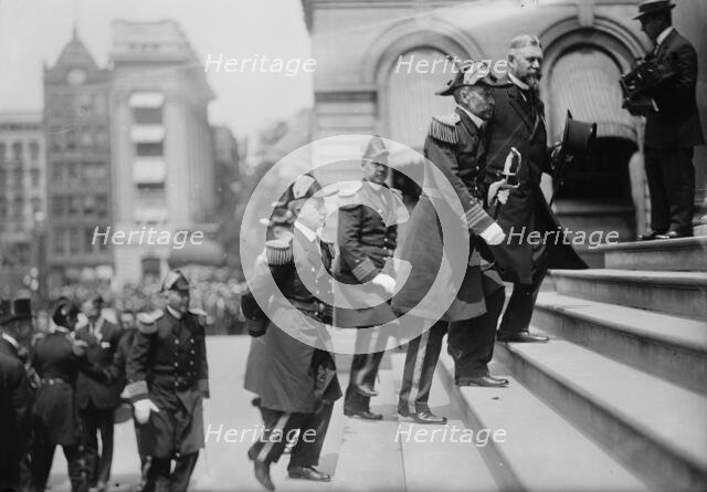 German officers in N.Y., between c1910 and c1915. Creator: Bain News Service.