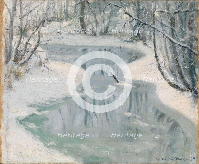 Thaw, 1894. Creator: Gustav Wentzel.