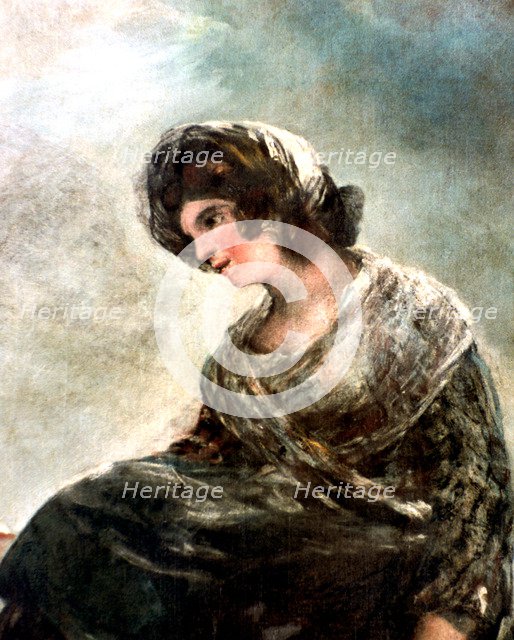 'The Milkmaid of Bordeaux', c1824.  Artist: Francisco Goya