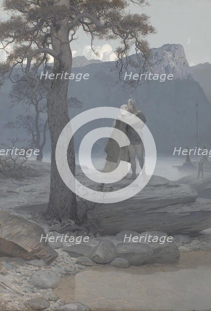 The Farewell (from Frithiof's saga), 1880s. Creator: Johan August Malmström.