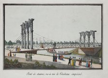 View of the Chain Bridge in Catherinehof, 1824.