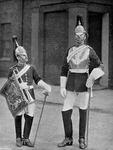 A trooper and trumpeter of the Royal Horse Guards, 1896.Artist: Gregory & Co