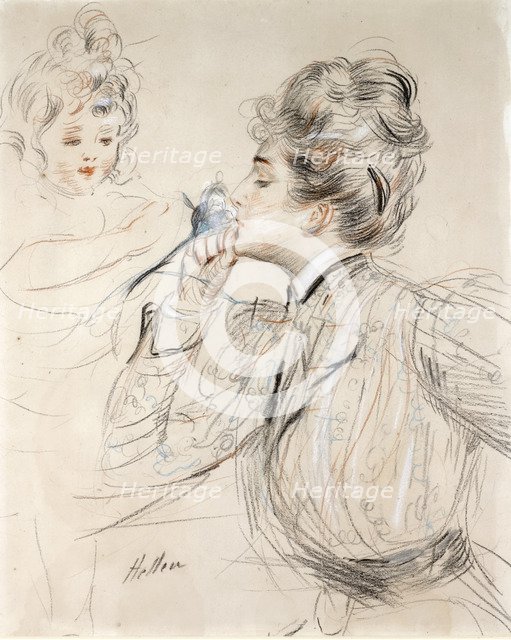 Le Parfum. Artist: Helleu, Paul César (1859-1927)