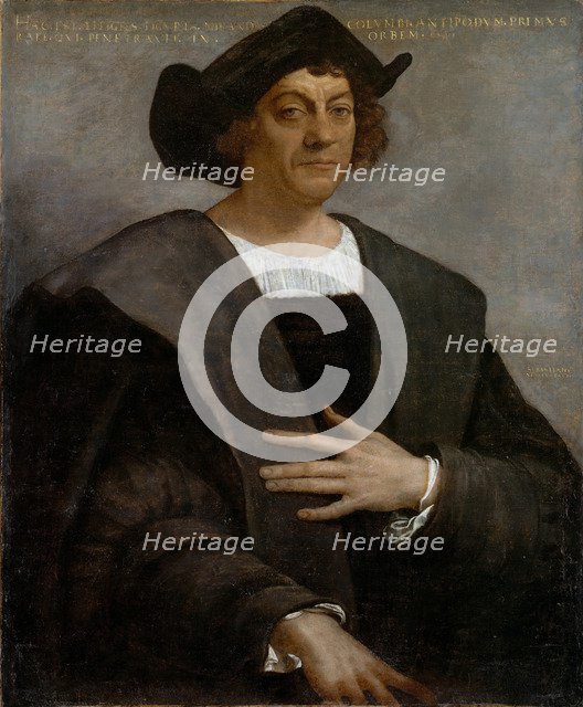 Portrait of Christopher Columbus, 1519. Artist: Piombo, Sebastiano, del (1485-1547)