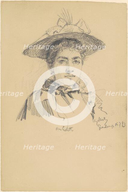 Dear Edith, 1893. Creator: Henry Mosler.