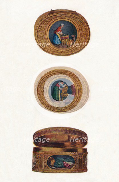 'Snuff-Box', c1740, (1918). Artists: Jean-Simeon Chardin, Godefroy.