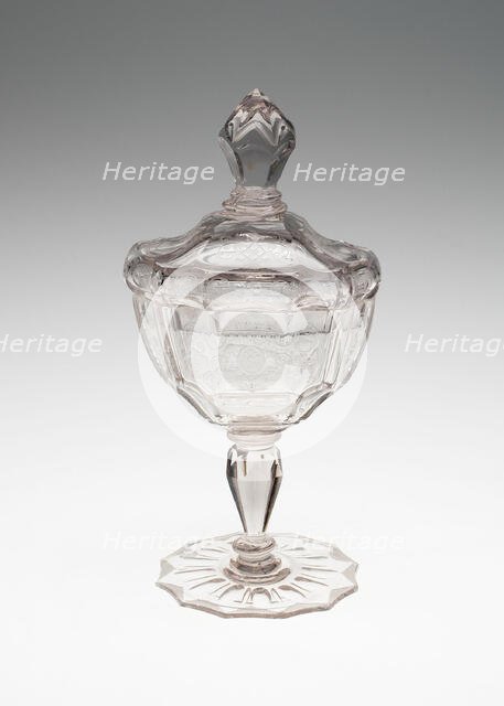 Covered Bowl, Germany, c. 1730. Creator: Unknown.