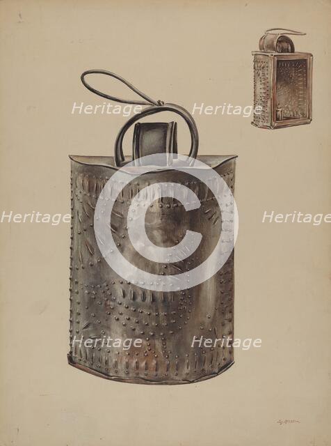 Storm Lamp, c. 1938. Creator: James McLellan.