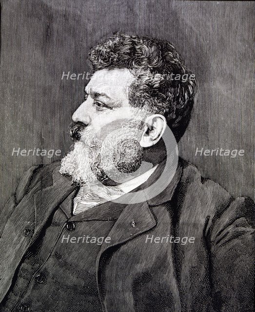 Francisco Domingo Marqués (1842-1920), Spanish Painter, engraving of the Ilustración Española y A…