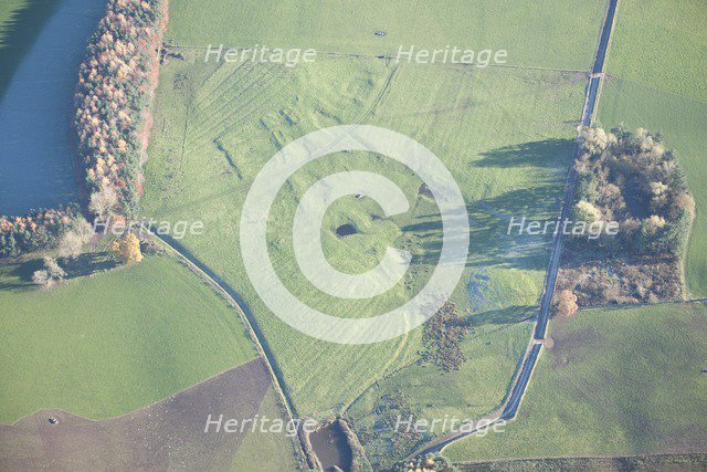 Deserted medieval ridge and furrow settlement earthwork of Dolphenby, Cumbria, 2013. Creator: Historic England Staff Photographer.
