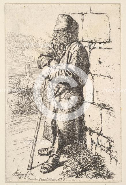 The Tobacco Smoker, 1817. Creator: Johann Christian Erhard.