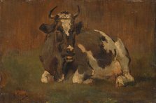 Lying Cow, c.1860-c.1888. Creator: Anton Mauve.