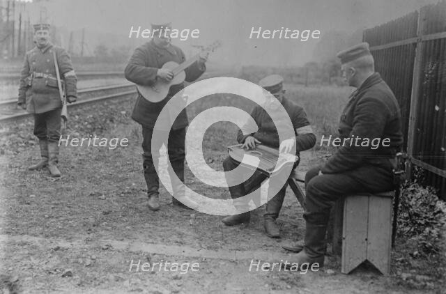 A Landsturm Duet, 1914. Creator: Bain News Service.