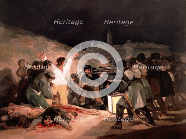 Execution of May 3, 1808, Francisco de Goya Painting.