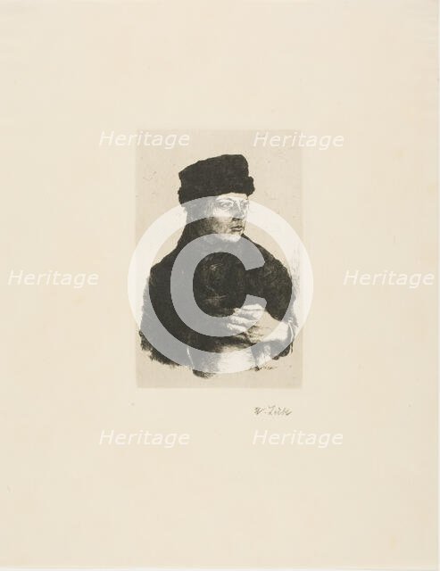 Peasant Boy with Jug, 1875/77. Creator: Wilhelm Maria Hubertus Leibl.