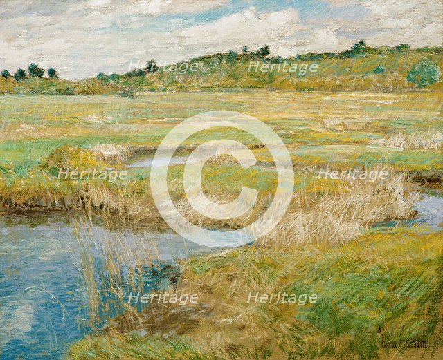 The Concord Meadow, c. 1890. Artist: Hassam, Childe (1859-1935)