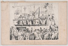 Zing! Zing! Boom_Boom_Boom!!! The Show of the Grrrreat Political Tumblers, August 1833. Creator: Jean Ignace Isidore Gerard.
