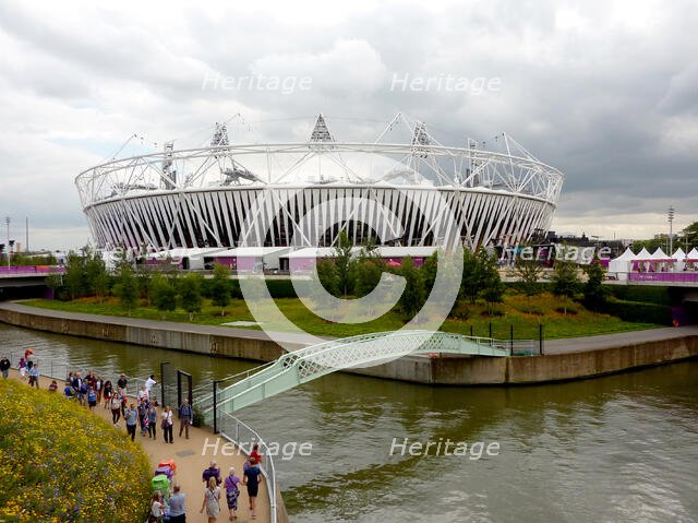 Olympic Stadium, Queen Elizabeth Olympic Park, Stratford, Newham, London, 2012. Creator: Simon Inglis.