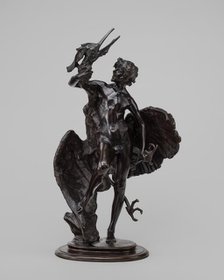 Young Faun with Heron, model 1890, cast 1894/1904. Creator: Frederick William MacMonnies.