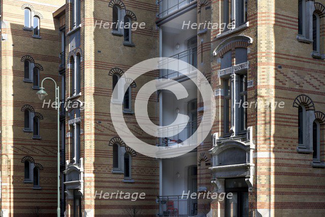 14-22 and 29-33 Rue Rodenbach, Brussels, Belgium, (1901), c2014-c2017. Artist: Alan John Ainsworth.