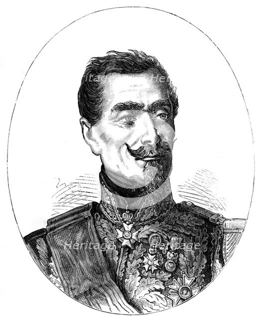 Marshal Jacques Leroy de St Arnaud St Arnaud (1801-1854), French soldier. Artist: Unknown