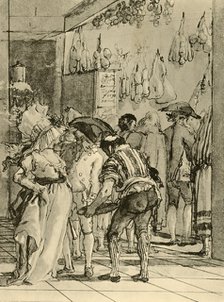 'A Shop with smoked Wares', 1791, (1928). Artist: Giovanni Domenico Tiepolo.