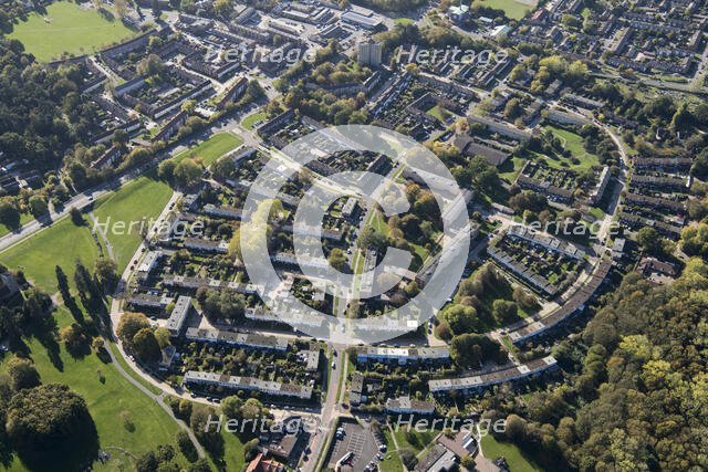 Mark Hall North housing estate, Harlow, Essex, 2018. Creator: Damian Grady.