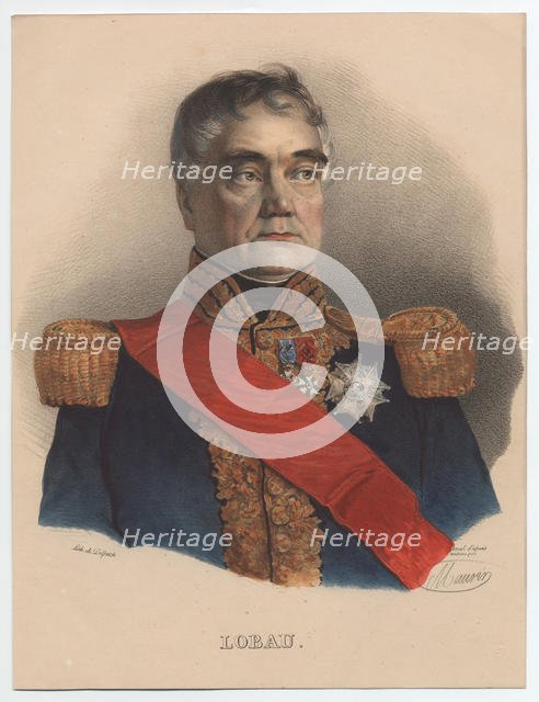 Georges Mouton de Lobau (1770-1838), Marshal of France, 1835. Artist: Anonymous  