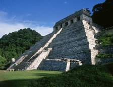 Temple of the Inscriptions, Palenque, Mexico, Mayan, 7th-8th centuries, 1998.  Creator: Unknown.