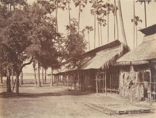 Amerapoora, Barracks of the Burmese Guard, 1 September-21 October 1855. Creator: Captain Linnaeus Tripe.