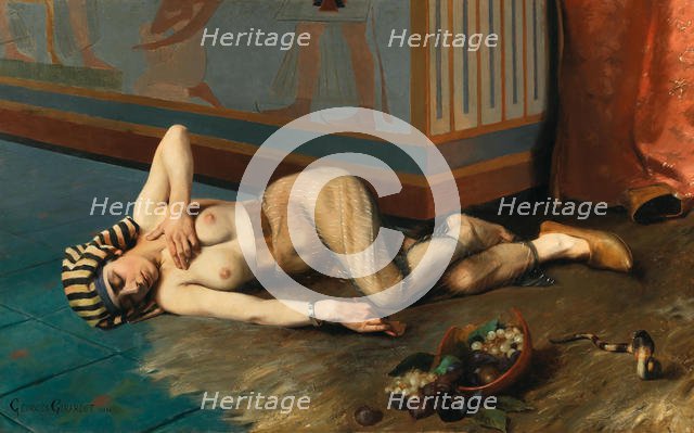 The Death of Cleopatra, 1884. Creator: Girardot, Georges Marie Julien (1856-1914).