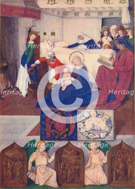 'The Birth of Saint John the Baptist', c1455, (1939). Artist: Jean Fouquet.