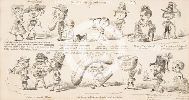 The Great Exhibition "Wot is to Be", Probable Results of The Industry of All Nations in Th..., 1850. Creator: George Augustus Sala.