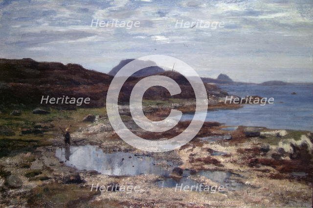 Summer Landscape from Floro; Coastal Landscape from Floro, 1887. Creator: Fredrik Jonas Lucian Botfield Collett.