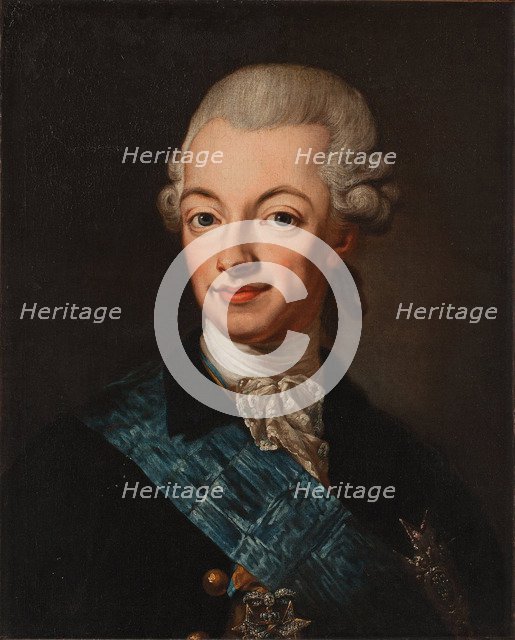 Portrait of Gustav III of Sweden, c. 1790. Artist: Pasch, Lorenz II (1733-1805)