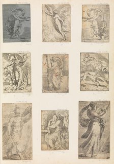 Mars and other mythological figures, ca. 1536-38 (?) . Creator: Andrea Schiavone.