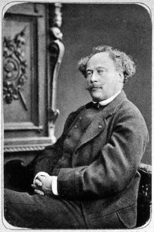 Alexandre Dumas the Younger, French writer, c1865-1895. Artist: Unknown