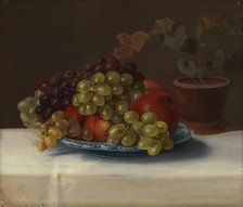 Grapes and Apples, 1867. Creator: Magnus von Wright.