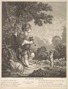 The Little Shepherd, ca. 1753. Creator: Claude Augustin Duflos le Jeune.