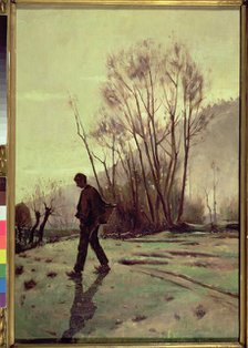  'The peasant farmer' by Joaquin Vayreda.