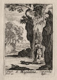Les Penitents: St. Madeleine repentante. Creator: Jacques Callot (French, 1592-1635).