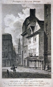 The Cock and Magpie Public House, Drury Lane, Westminster, London, 1807. Artist: Samuel Rawle