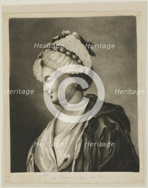 Mme. de Grateloup de Dax, n.d. Creator: Jean-Baptiste de Grateloup.