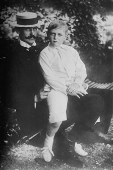 King of Norway and Prince Olaf, between c1910 and c1915. Creator: Bain News Service.