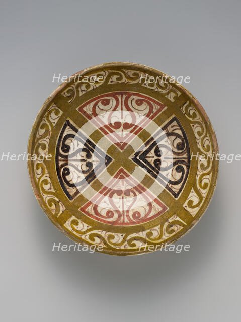 Bowl Decorated in the 'Beveled Style', present-day Uzbekistan, 10th century. Creator: Unknown.